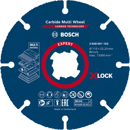 Expert Carbide Multi Wheel X-Lock Trennscheiben